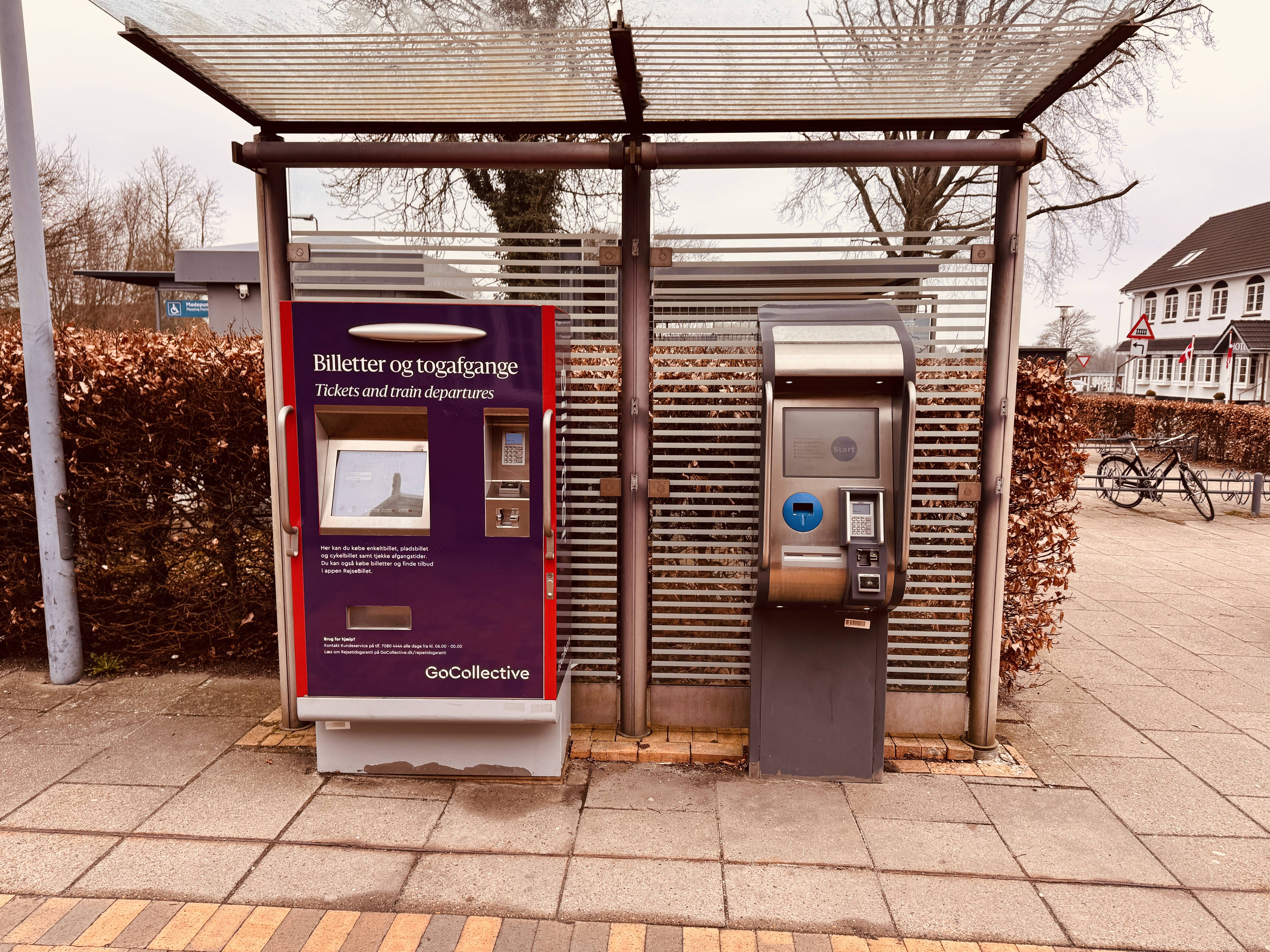 Billede af Aulum Station.