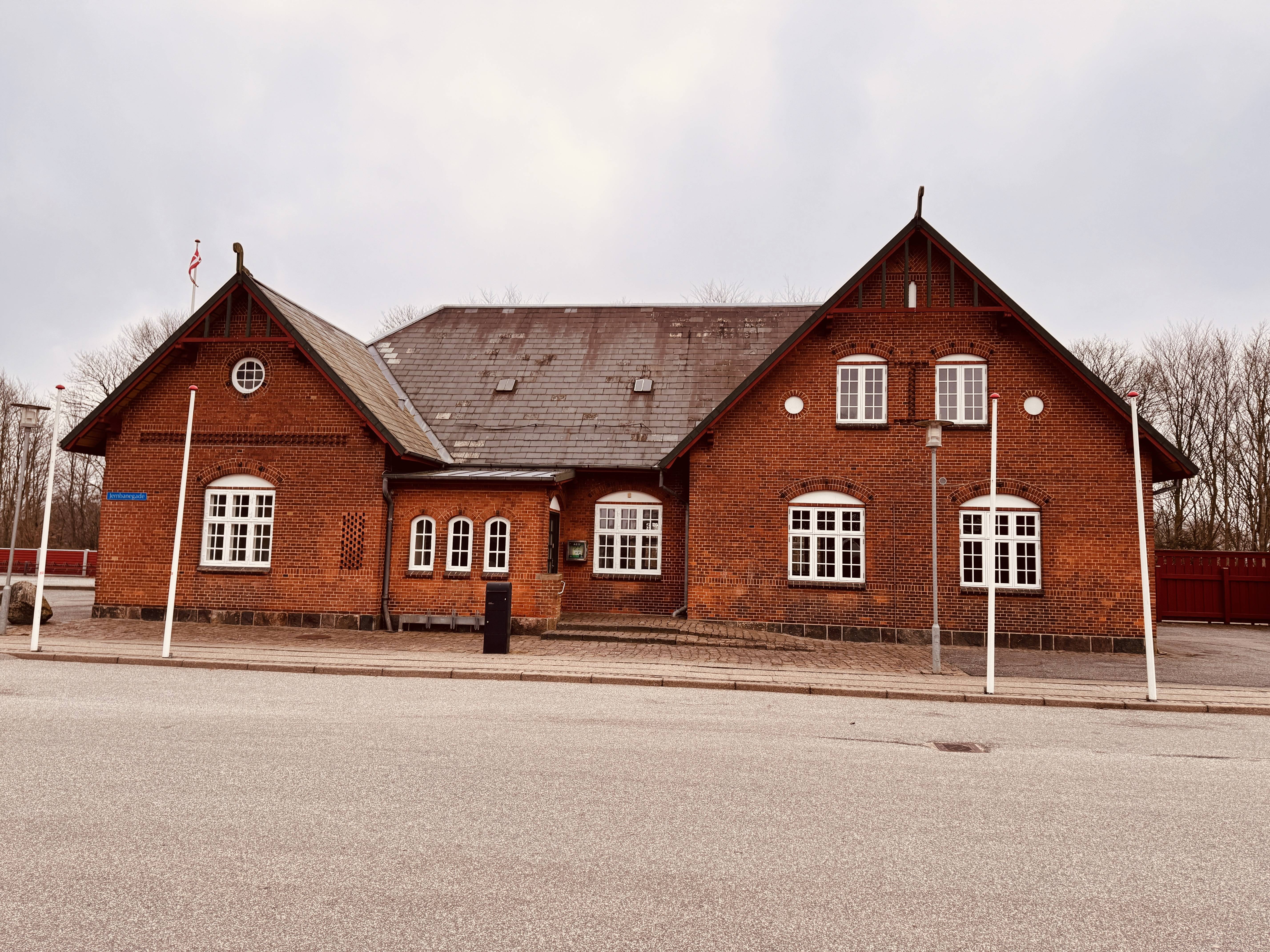 Billede af Aulum Station.