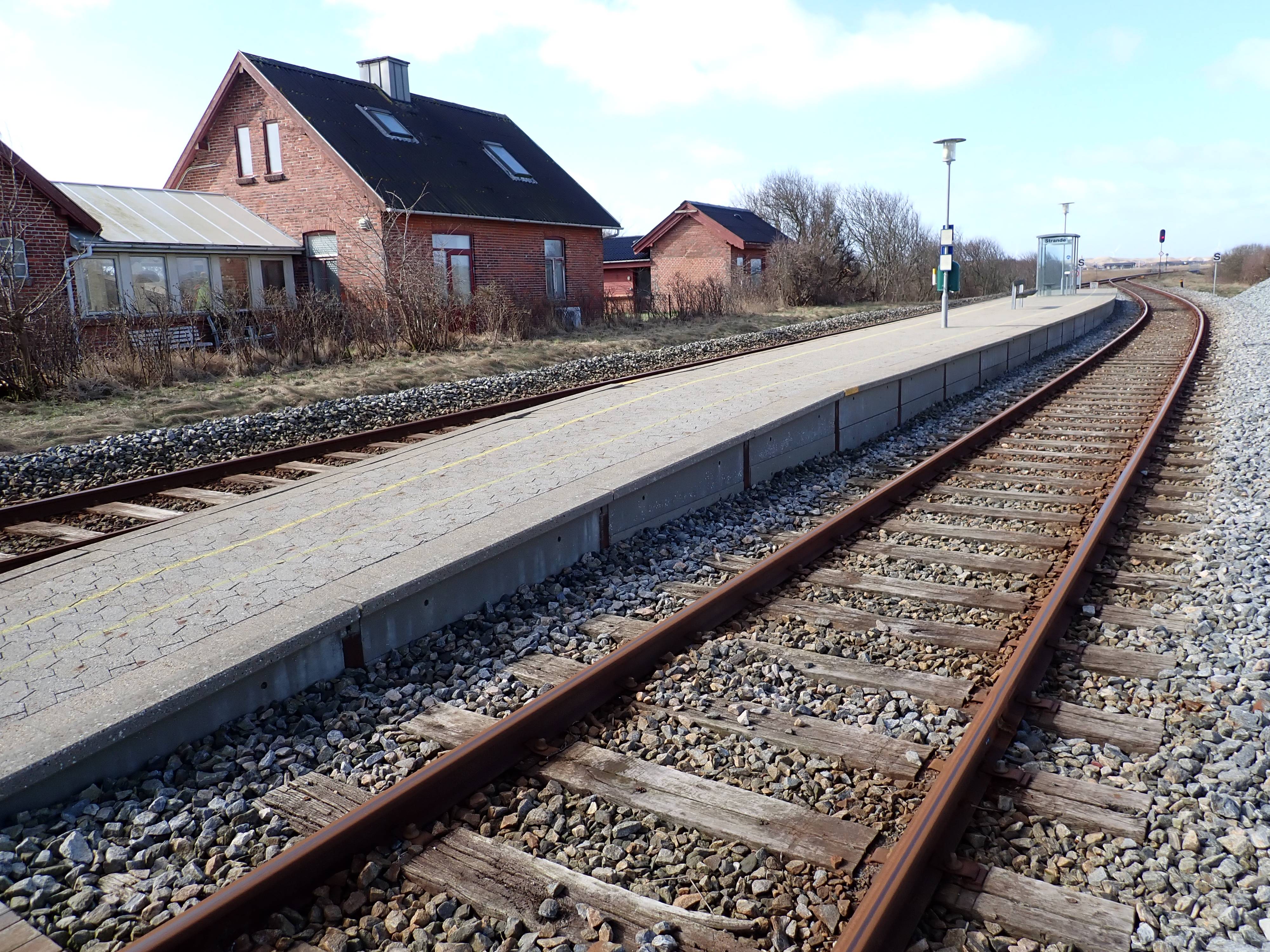 Billede af Strande Station.