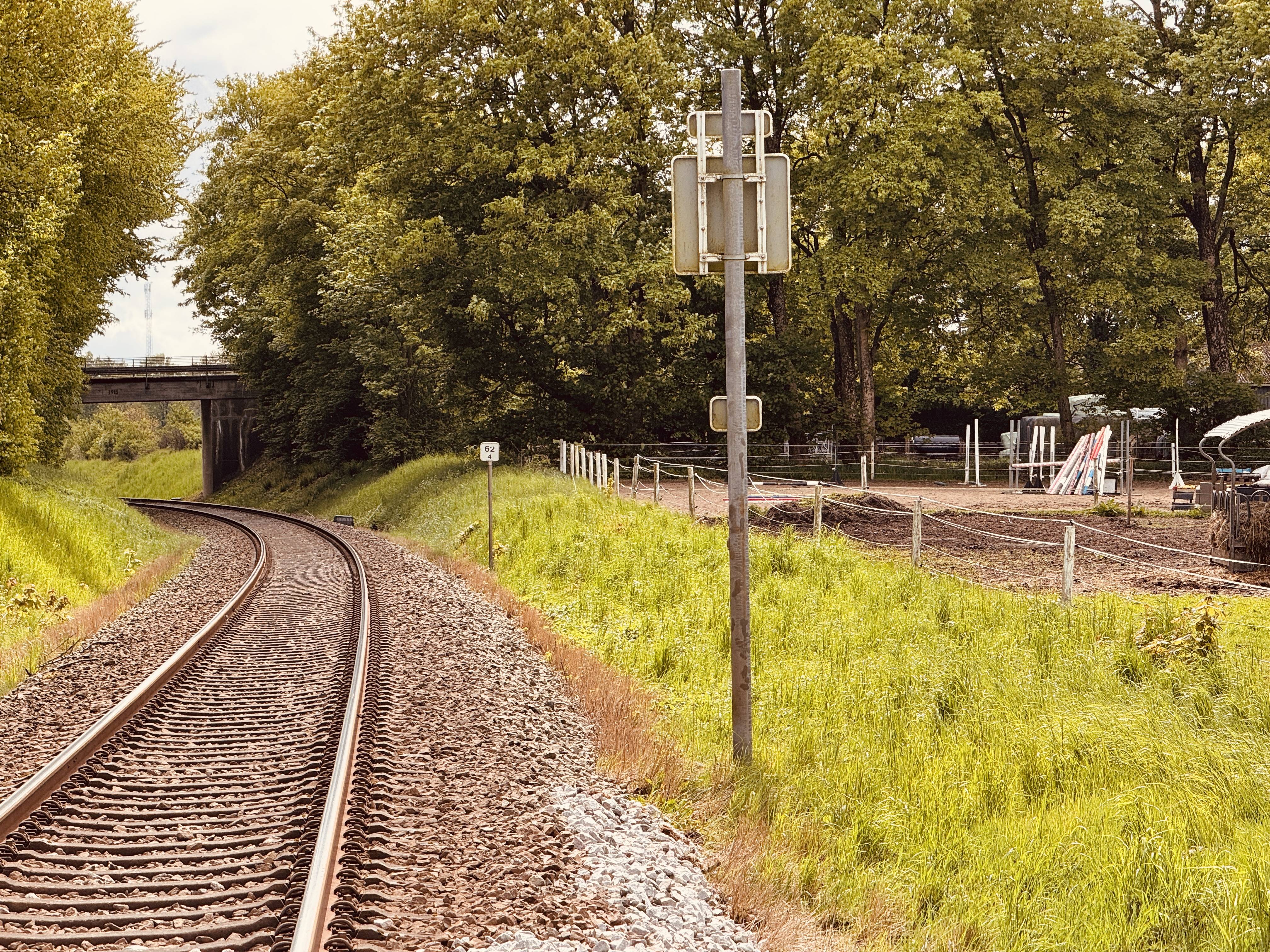 Billede af Søby Trinbræt - Trinbræt er nedrevet, men Søby Trinbræt har ligget her.