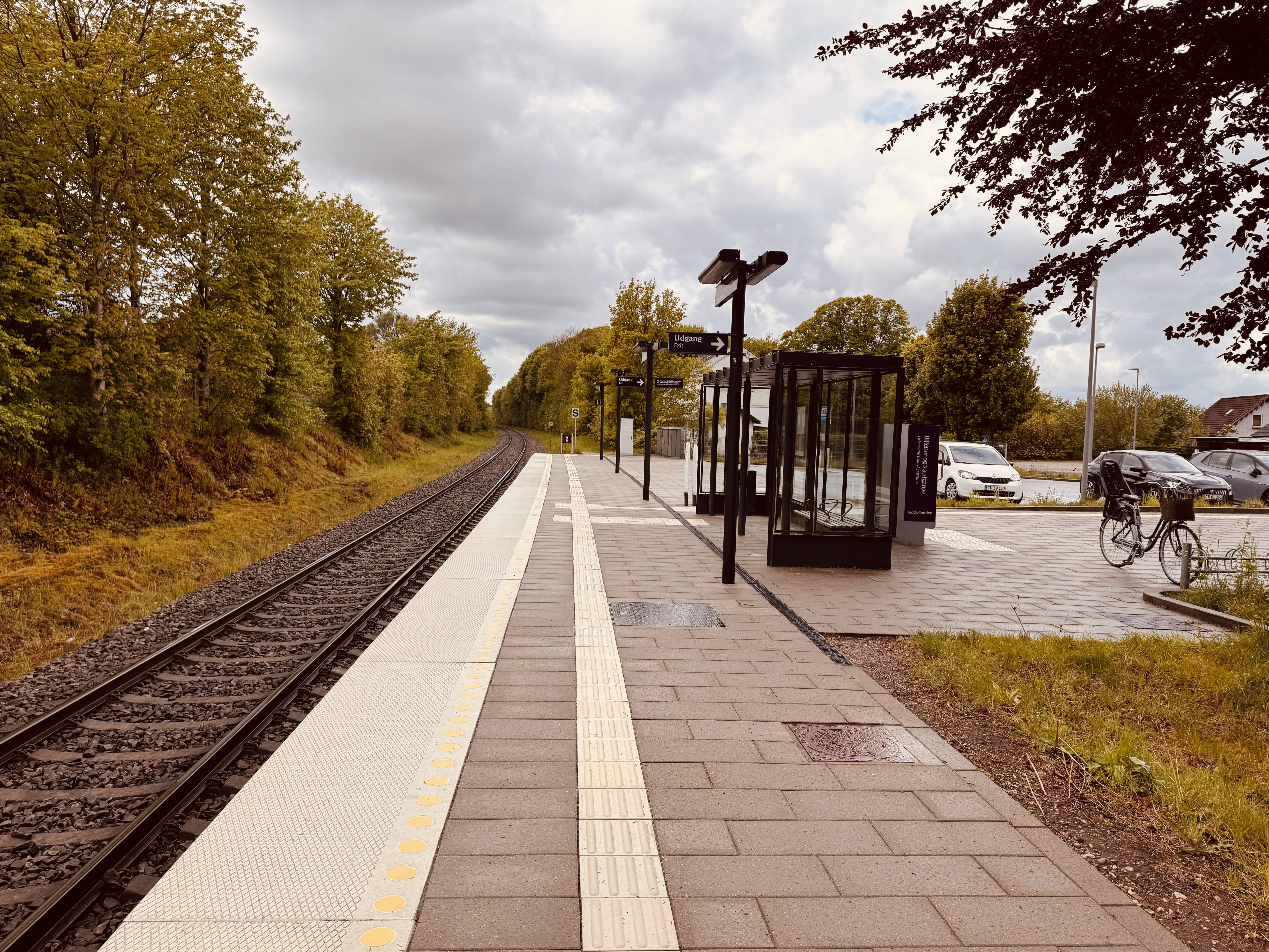 Billede af Sparkær Station.