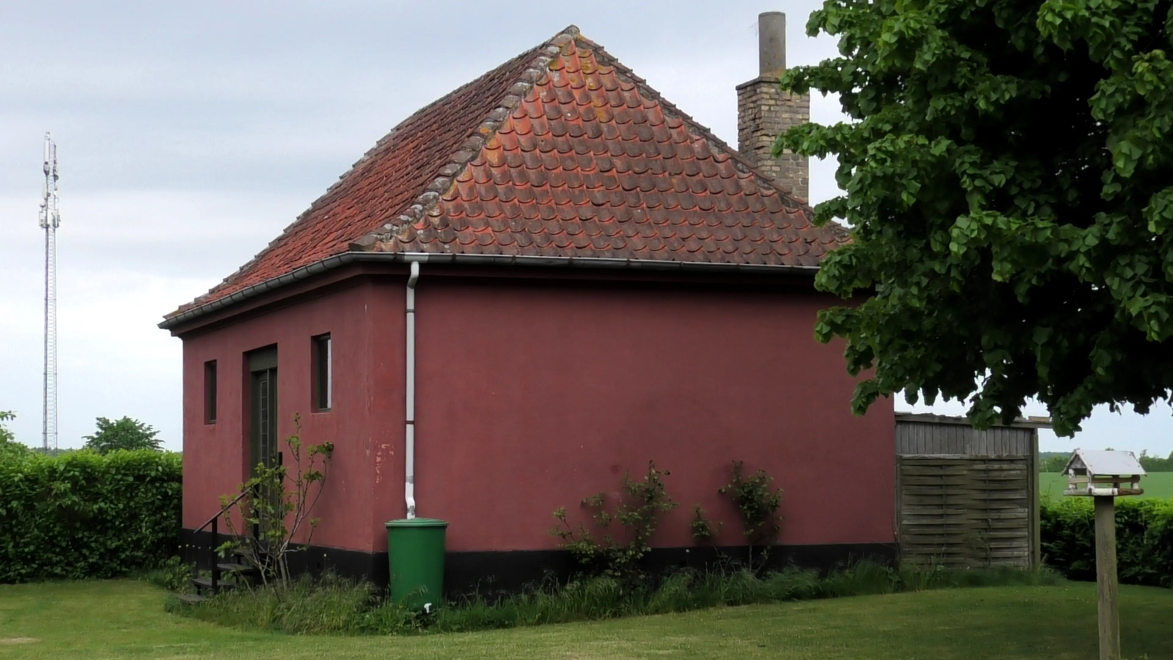 Billede af Stokkemarke Stations varehus.