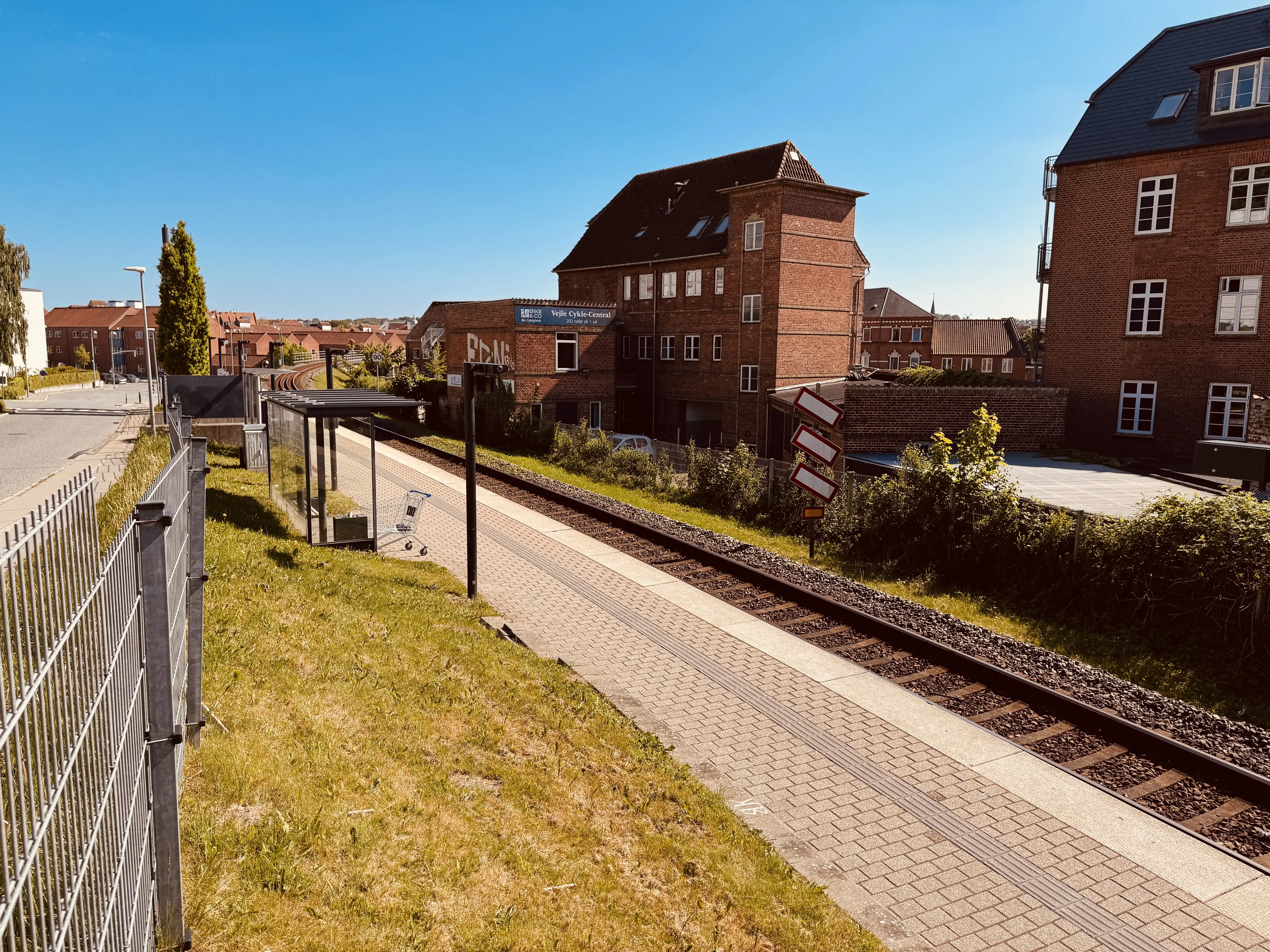 Billede af Vejle Sygehus Station.