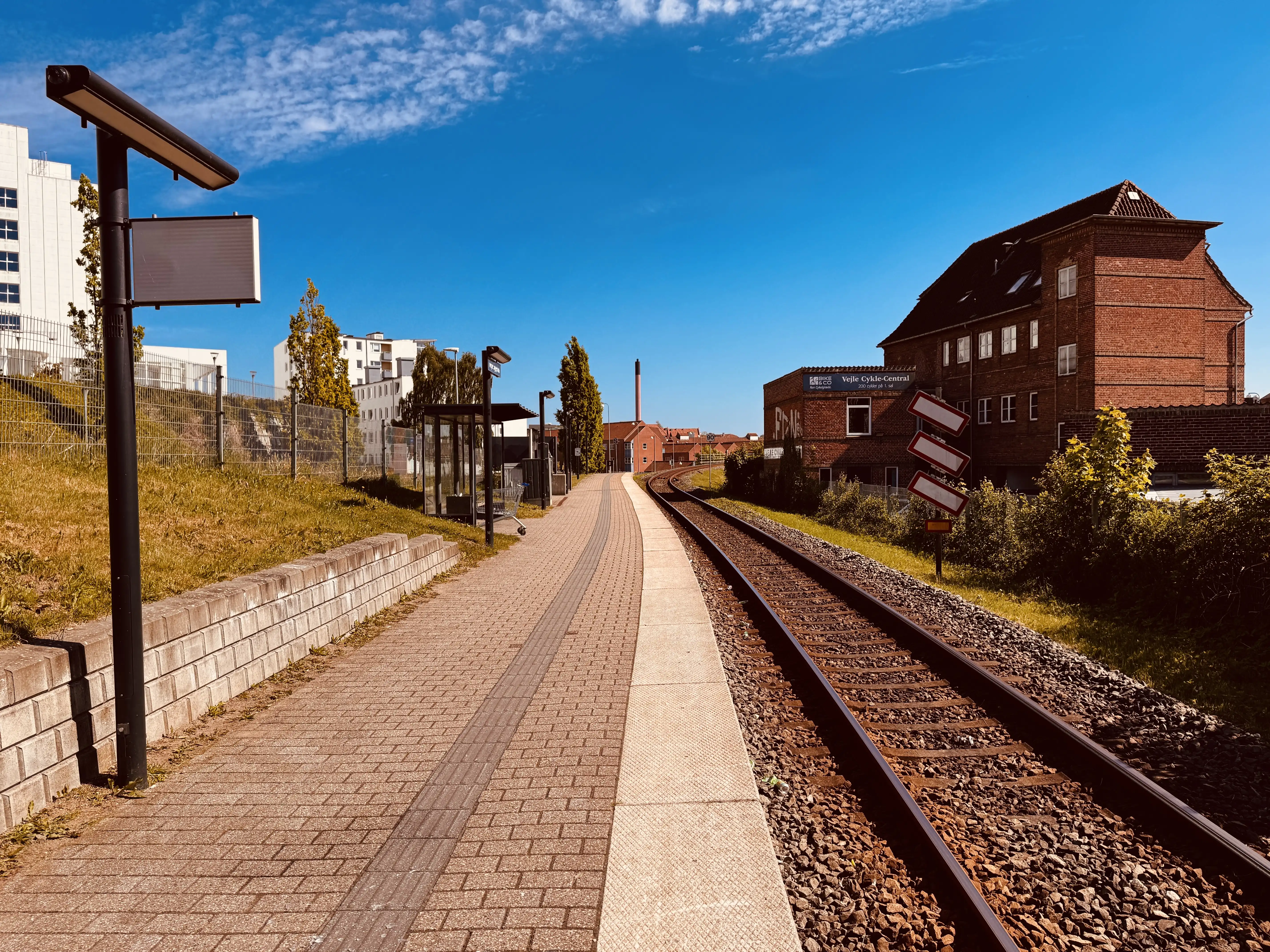 Billede af Vejle Sygehus Station.