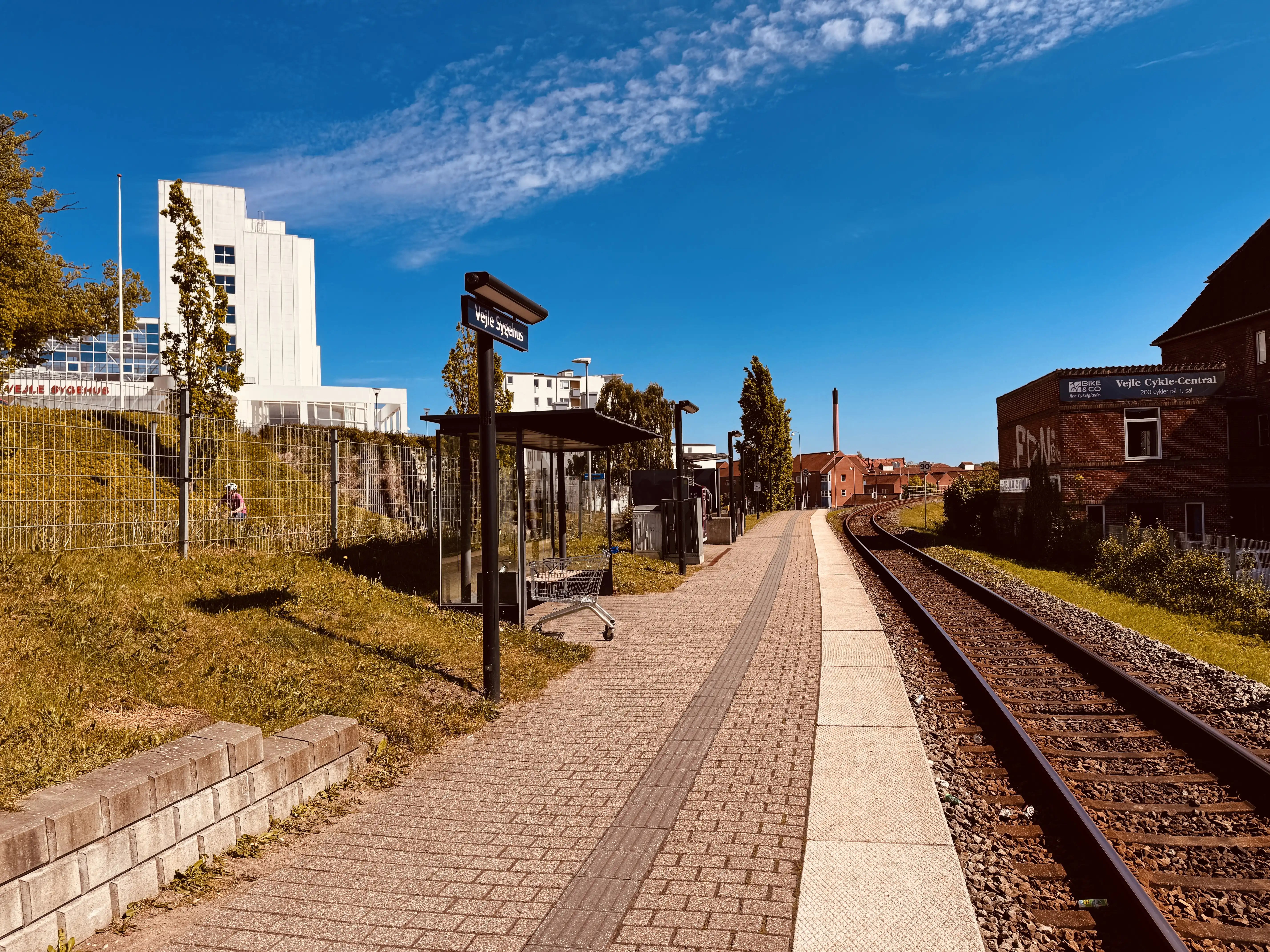 Billede af Vejle Sygehus Station.